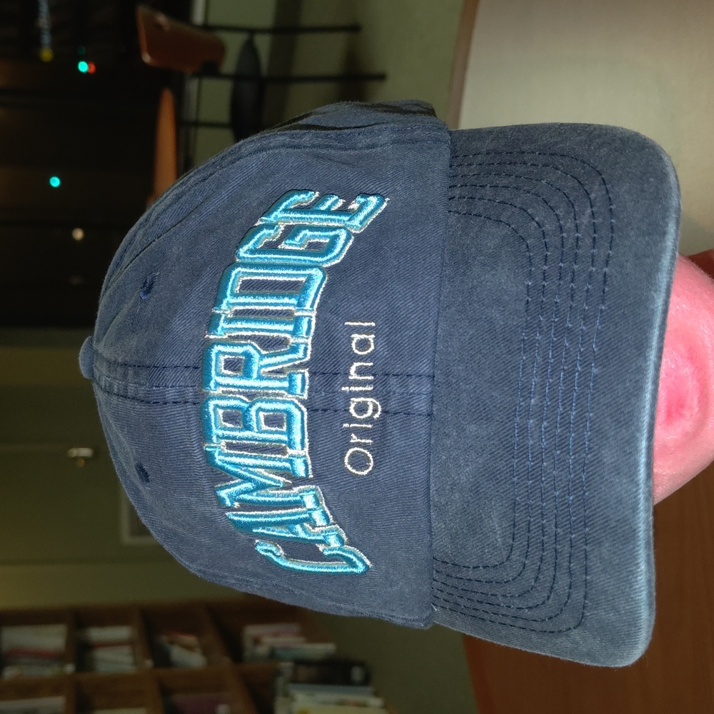 Robin Ruth Cambridge Original Embroidered Baseball Strap-on Hat Cap Blue